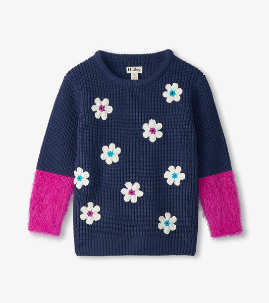 Fluffy Flowers Sweater/Hatley