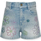 Flower Denim Shorts/Baby Sara