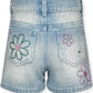 Flower Denim Shorts/Baby Sara