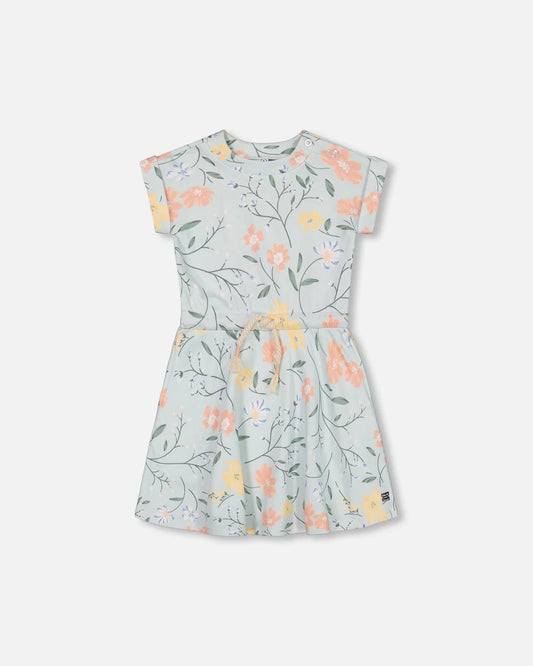 Printed Flowers Dress/Deux Par Deux