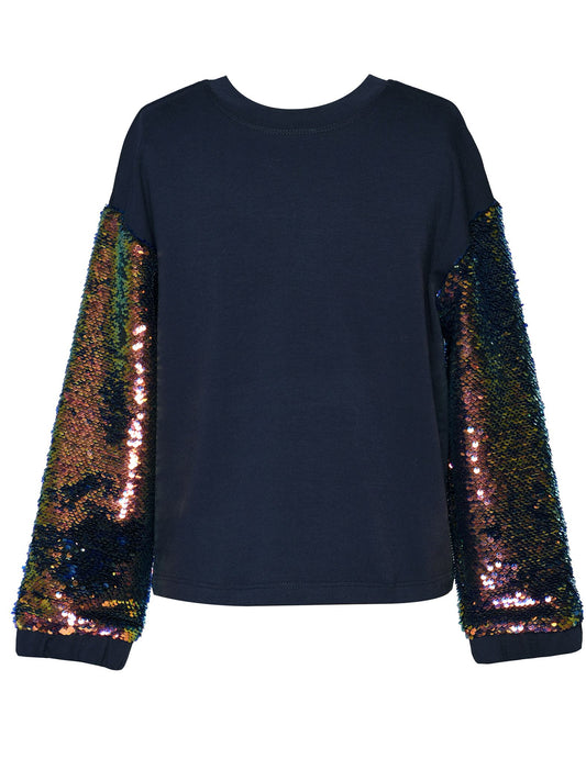 Flip Sequin Sweatshirt/Hannah Banana