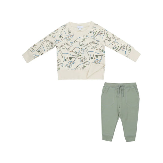 French Terry Dino Set/Angel Dear