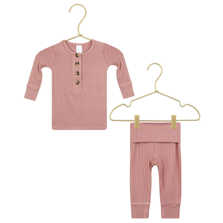 Jane Ribbed 2 Pc Set/Lou Lou