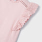 s/s Girl T-shirt w/lace/Mayoral