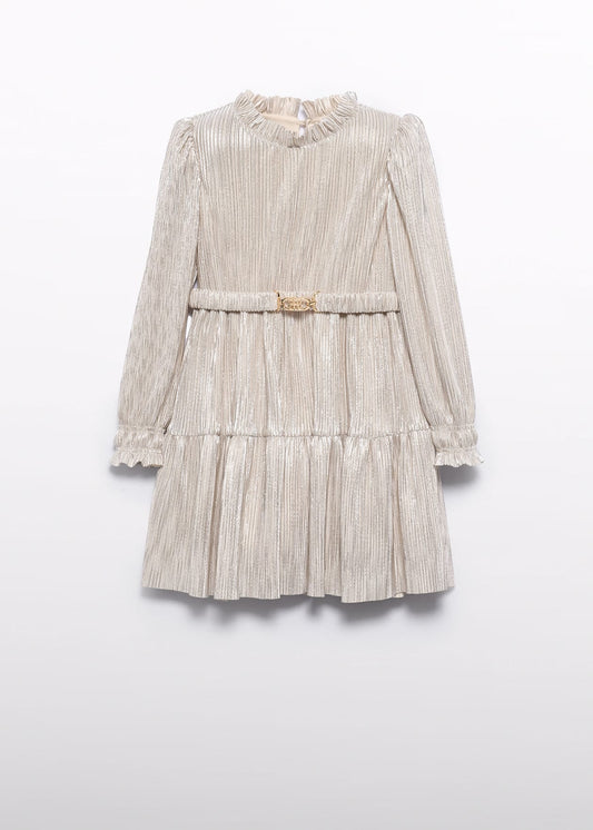 Pleated Knit Dress/Abel & Lula