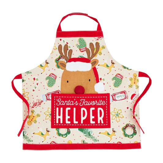 Light Up Reindeer Apron/Mud Pie