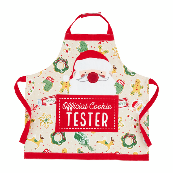 Light Up Santa Apron/Mud Pie